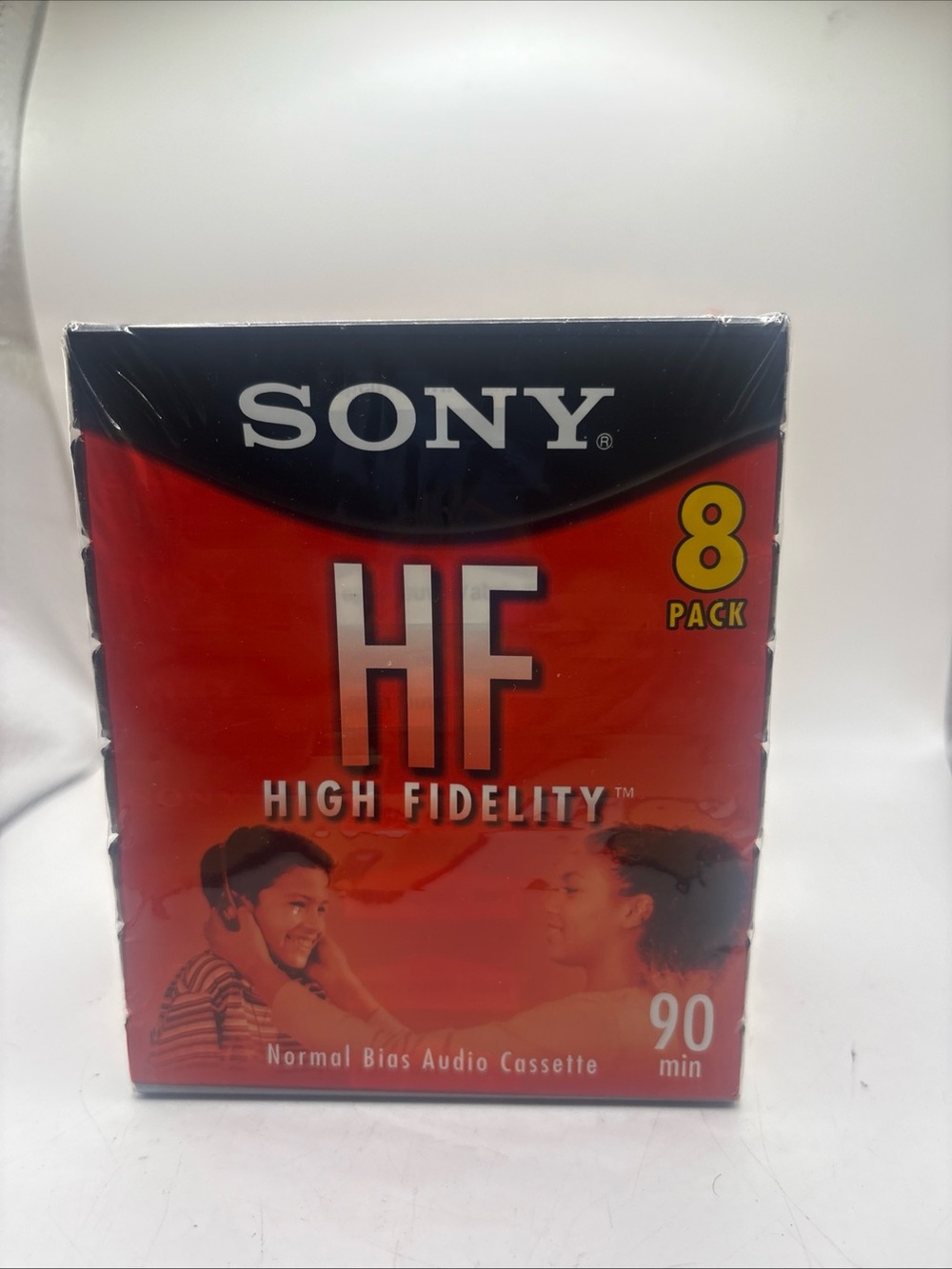 Sony Red HF High Fidelity Audio Cassette 8-Pack